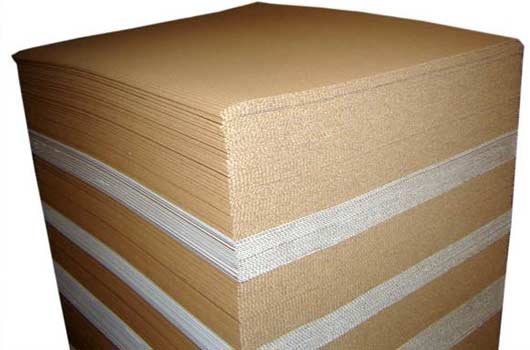 Corrugated paper